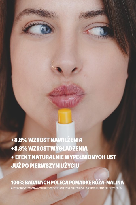 Rose-Raspberry - protective lip balm stick
