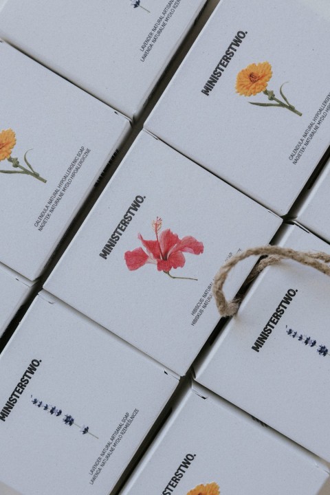 Hibiscus - natural soap