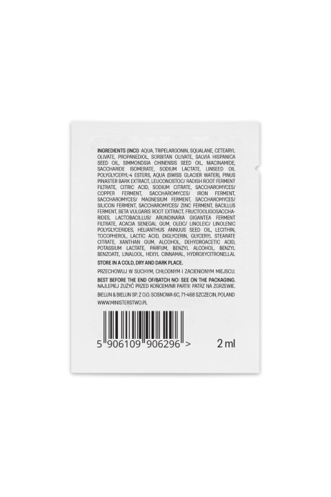 probka: H2O + niacynamid - nawilżający krem do twarzy