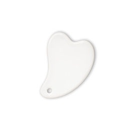 White gua sha stone