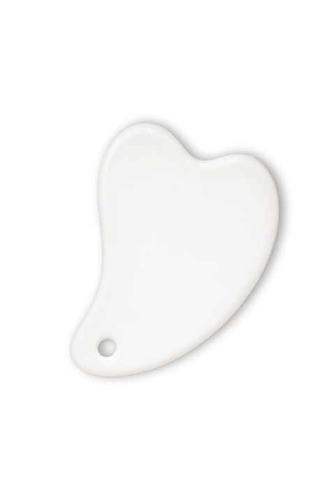 Biały kamień gua sha