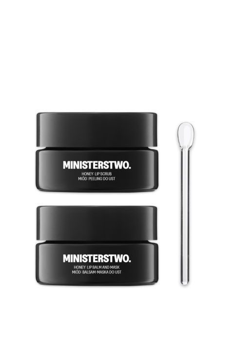 Zestaw Miód: peeling + balsam do ust