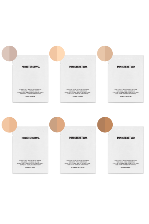 Sample set - face foundations