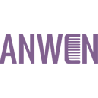 Anwen + Ministerstwo. - Róża-Malina do włosów